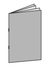 Folded & stapled